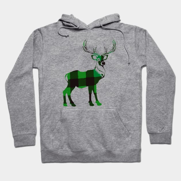 elk-christmas Hoodie by bratshirt